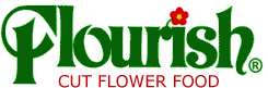 flourish florals flowers preservatives treatments cut flower food logo